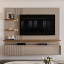 Ver imagem 3 de Painel Ripado para TV até 65 Polegadas com LED 2 Portas 167,5x200cm Atena Yescasa