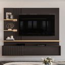 Ver imagem 1 de Painel para TV até 65 Polegadas LED Ripado 2 Portas Atena Madetec