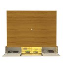 Ver imagem 3 de Painel para TV até 85 Polegadas Luminare 3 Portas com Vidro Reflecta e LED 100% MDF Naturale - Geliu
