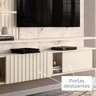 Painel para TV até 65 Polegadas LED Ripado 2 Portas Atena - 10