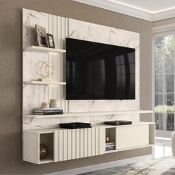 Painel para TV até 65 Polegadas LED Ripado 2 Portas Atena  - 2