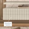 Painel para TV até 75 Polegadas com LED Ripado 2 Gavetas Gaia - 7