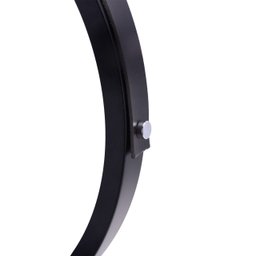 Espelho Decorativo Redondo 60cm Adnet Suspenso C/ Alça Couro + Suporte - 3