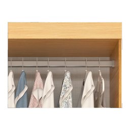 Guarda Roupa Solteiro 100% MDF 4 Portas Lana Branco ACP MÓVEIS - 6