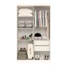 Guarda Roupa Solteiro 100% MDF 4 Portas Lana Branco ACP MÓVEIS - 3