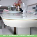 Ver imagem 4 de Conjunto Sala de Jantar Tampo Mdf com Vidro Canto Arredondado 160 Cm 06 Cadeiras Lupita Casa 812