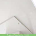 Ver imagem 3 de Conjunto Sala de Jantar Tampo Mdf com Vidro Canto Arredondado 160 Cm 06 Cadeiras Lupita Casa 812