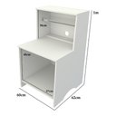 Ver imagem 1 de Mesa Para Balança Mdp Pet Box Ração Cães Gatos Loja VETORIAL MÓVEIS