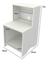 Ver imagem 1 de Mesa Para Balança Mdp Pet Box Ração Cães Gatos Loja VETORIAL MÓVEIS