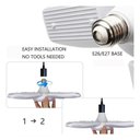 Ver imagem 2 de Mini Lâmpada Led E27 Flor - Iluminação Econômica e Estilosa, 36w Branca Fria