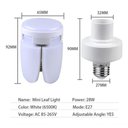 Ver imagem 3 de Mini Lâmpada Led E27 Flor - Iluminação Econômica e Estilosa, 36w Branca Fria