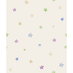 PAPEL DE PAREDE KANTAI HELLO KIDS - ESTRELAS CINZA CLARO - 1