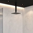 Ver imagem 3 de Ducha Chuveiro Inox Teto 20x20 Banheiro Banho Area Externa Piscina