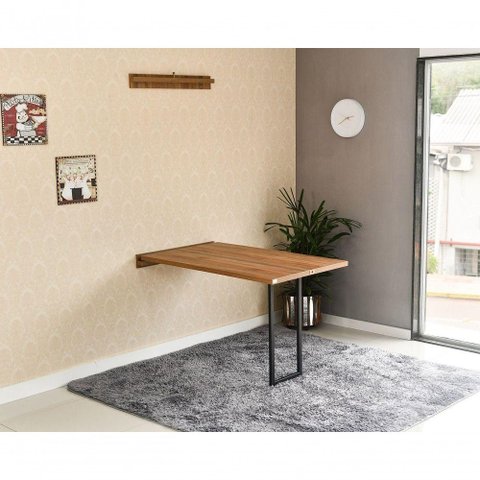 Mesa Dobrável Retrátil de Parede 120x75 Noronha