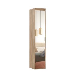 Guarda Roupas Modulado 45cm 1 Porta com Espelho 5 Cabideiros  - 2