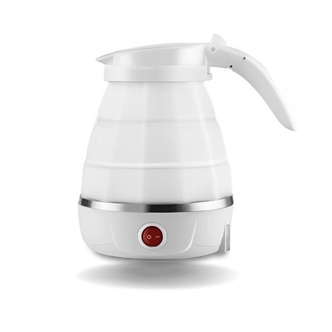 Jarra Chaleira Elétrica De Silicone Dobrável 600ml Portátil