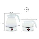 Ver imagem 7 de Jarra Chaleira Elétrica De Silicone Dobrável 600ml Portátil