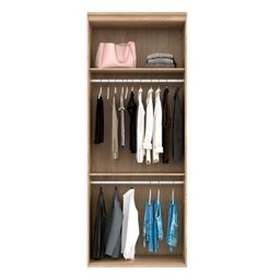 Guarda Roupa Modulado 70cm 2 Portas 2 Cabideiros - 3