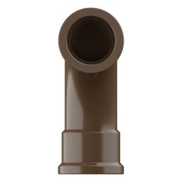 Curva Longa 90 Graus Soldavel 50mm Pvc Marrom Tigre - 2