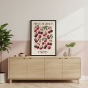 Ver imagem 3 de Quadro Cerejinhas Fruit Market Paris 24x18cm Mold Branca