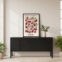 Ver imagem 2 de Quadro Cerejinhas Fruit Market Paris 24x18cm Mold Branca