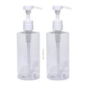 Ver imagem 6 de 2 Frasco Porta Shampoo Cond Sabonete Liq Válvula Pump 500ml