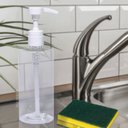 Ver imagem 7 de 2 Frasco Porta Shampoo Cond Sabonete Liq Válvula Pump 500ml