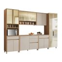 Ver imagem 2 de Cozinha 6 Peças 13 Portas Cristaleira Condessa Torre Quente 100% MDF