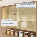 Ver imagem 5 de Cozinha 6 Peças 13 Portas Cristaleira Condessa Torre Quente 100% MDF