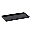 Ver imagem 1 de Prato Square Retangular 13,5x27 Preto em Policarbonato Linha Profissional Cook Vem