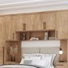 Módulo Aéreo para Cama Queen 4 Portas 3 Nichos  - 5
