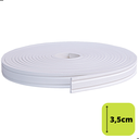 Ver imagem 1 de Rodapé Roda Meio Autocolante Flexível 12 Metros 3,5cm X 8mm
