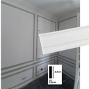 Ver imagem 6 de Rodapé Roda Meio Autocolante Flexível 12 Metros 3,5cm X 8mm