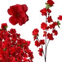 Ver imagem 4 de 9 Ramos de Sakura Vermelha Artificial Realista para Festas e Eventos