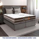 Ver imagem 4 de Cama Box Baú Casal Bipartido Sintético + Colchão Molas Ensacadas Texas Prime Colchões 138cm