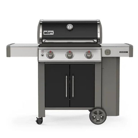 Churrasqueira a Gás Weber Genesis e-315 em Aço Inox Preto 4082070270