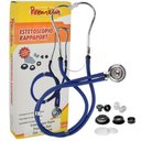 Ver imagem 2 de Kit Esfigmomanômetro + Estetoscópio Rappaport Azul Premium Gtech