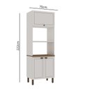 Ver imagem 2 de Torre Quente Dupla com 3 Portas 70cm Friz Genialflex