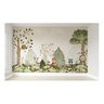 Papel de parede infantil bosque safári quarto de bebê 1M² VR374 - 1