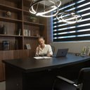 Ver imagem 6 de Persiana Double Vision Semi Blackout - ( Largura 60x Altura 60 Cm )