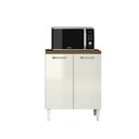 Ver imagem 2 de Balcão Cozinha com Tampo 70cm com 2 Portas Joana Atacama/off White A09 - D’Rossi