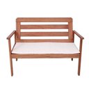Ver imagem 5 de Conjunto para Jardim com 1 Sofá 2 Poltronas 1 Mesa de Centro Madeira Maciça Cairo Yescasa