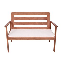 Conjunto para Jardim com 1 Sofá 2 Poltronas 1 Mesa de Centro Madeira Maciça Cairo  - 9