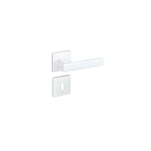 Fechadura 408 com Roseta Branco Interna