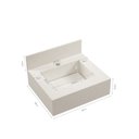 Ver imagem 3 de Bancada em Porcelanato para Banheiro 60cm Max com Cuba Esculpida