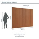 Ver imagem 3 de Painel Prime 270x218 cm Incolar Cedro