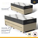 Ver imagem 4 de Cama Box com Colchão de Espuma D33 Ortobom Airtech 100 + Auxiliar de Espuma Unique Solteiro 88cm