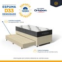 Ver imagem 5 de Cama Box com Colchão de Espuma D33 Ortobom Airtech 100 + Auxiliar de Espuma Unique Solteiro 88cm