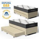 Ver imagem 3 de Cama Box com Colchão de Espuma D33 Ortobom Airtech 100 + Auxiliar de Espuma Unique Solteiro 88cm