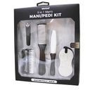 Ver imagem 3 de Kit pedicure masculino com 5 itens: escova, cortador de unha, lixas e pedra-pomes
